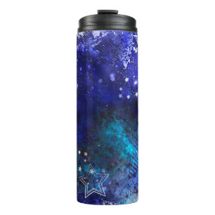 Space Background with Stars Thermal Tumbler