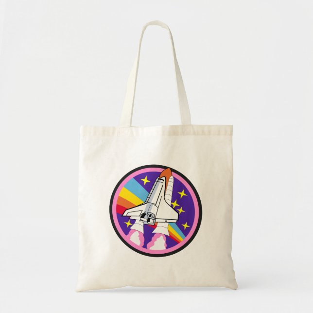 Space Badge Tote Bag (Front)