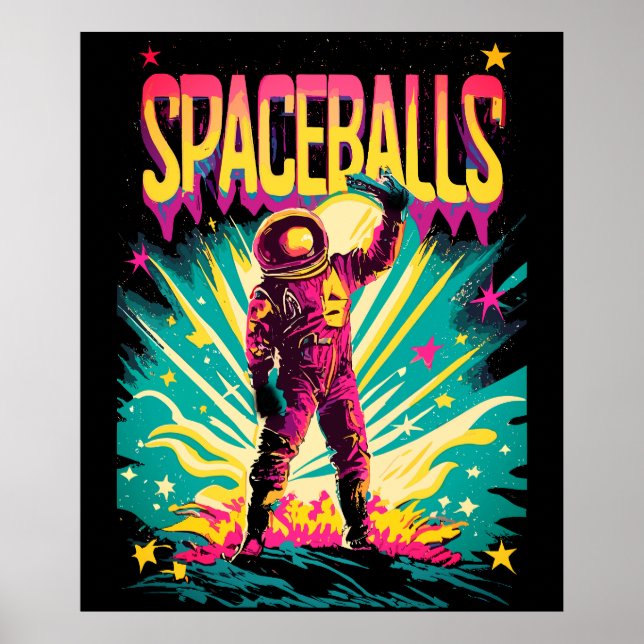 Space balls poster (Front)
