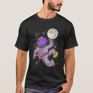 Space Basketball Astronaut Playing Men, Women, T-Shirt