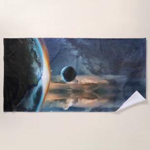 Space Beach Towel
