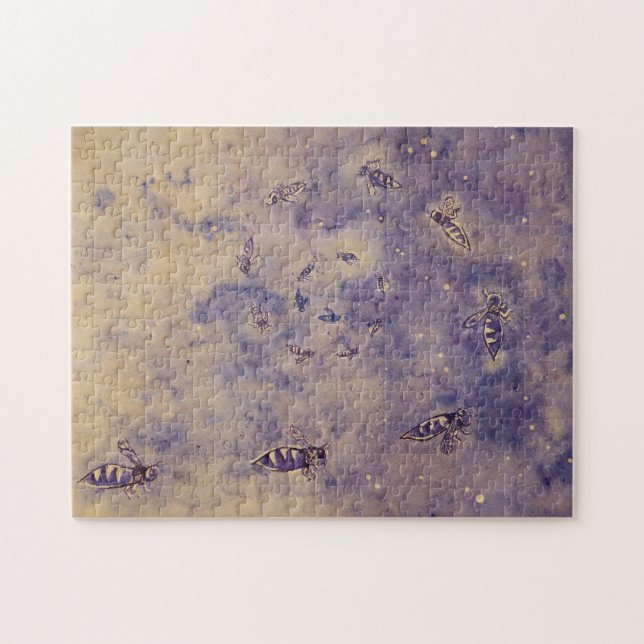 Space Bees Jigsaw Puzzle (Horizontal)