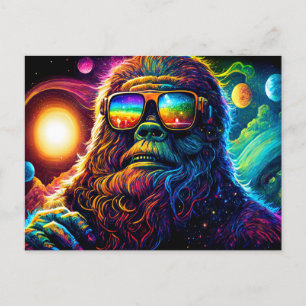Space Bigfoot: A Wild Ride through the Galaxies Postcard