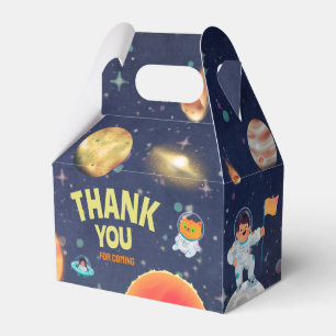 Space birthday gift box, space birthday favour box