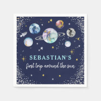 Space Birthday Party  First Trip Around The Sun