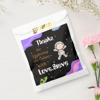Space Birthday Party Theme Favour Bag