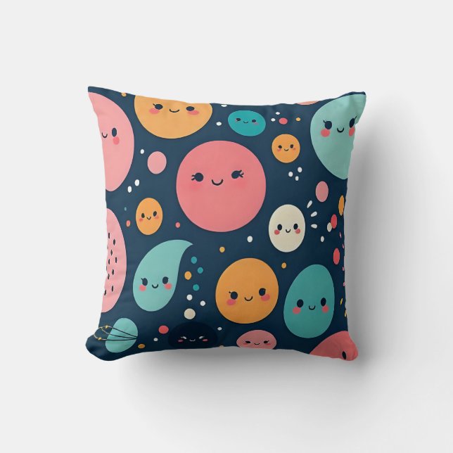 Space Blobs Cushion (Front)