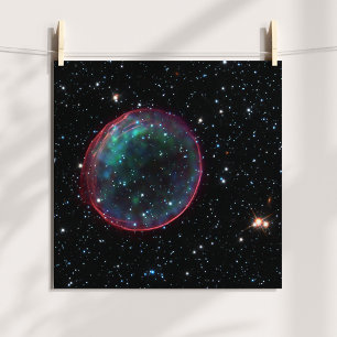 Space Bubble Poster