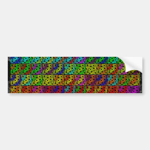 Space Bubble Spots Collection Bumper Sticker