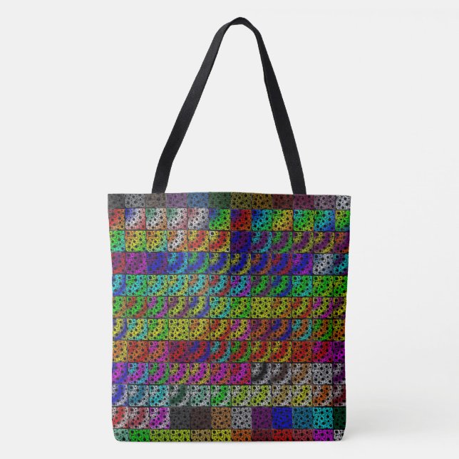 Space Bubble Spots Collection Tote Bag (Front)