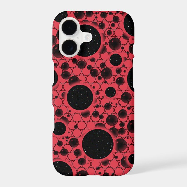 Space Bubble Spots - Coral (Back)