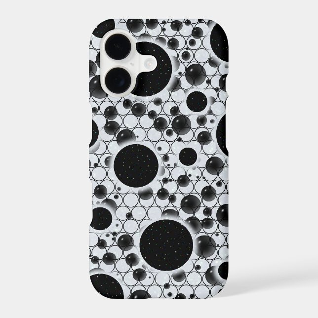 Space Bubble Spots - Glitter White (Back)
