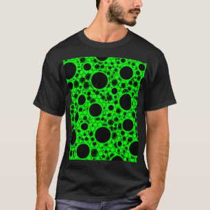 Space Bubble Spots - Green T-Shirt