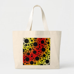 Space Bubble Spots - Heat WYR Large Tote Bag