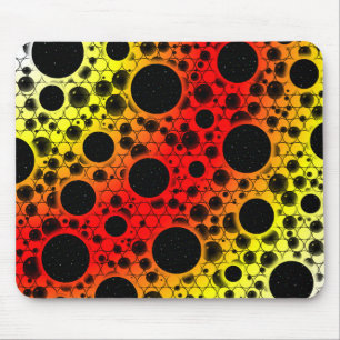 Space Bubble Spots - Heat WYR Mouse Pad