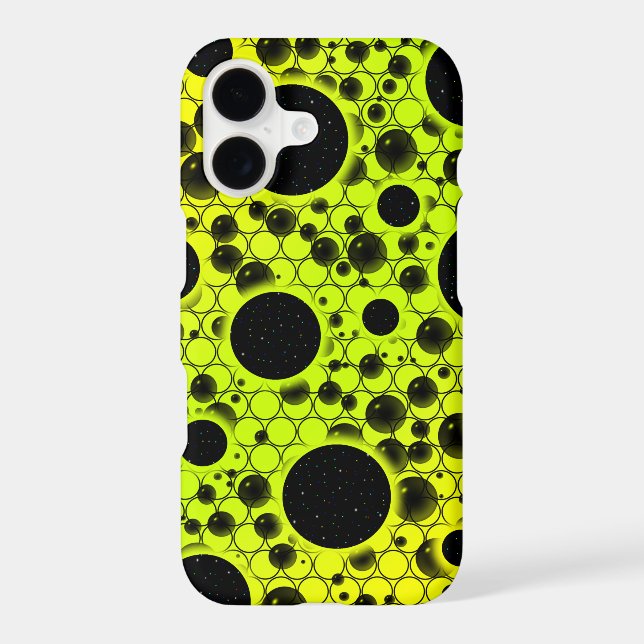 Space Bubble Spots - Lime/Yellow (Back)