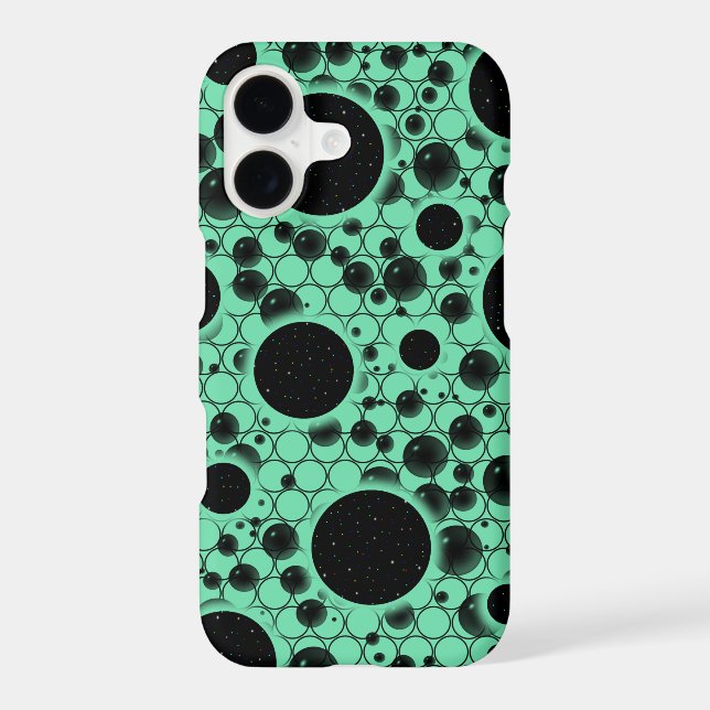Space Bubble Spots - Mint (Back)