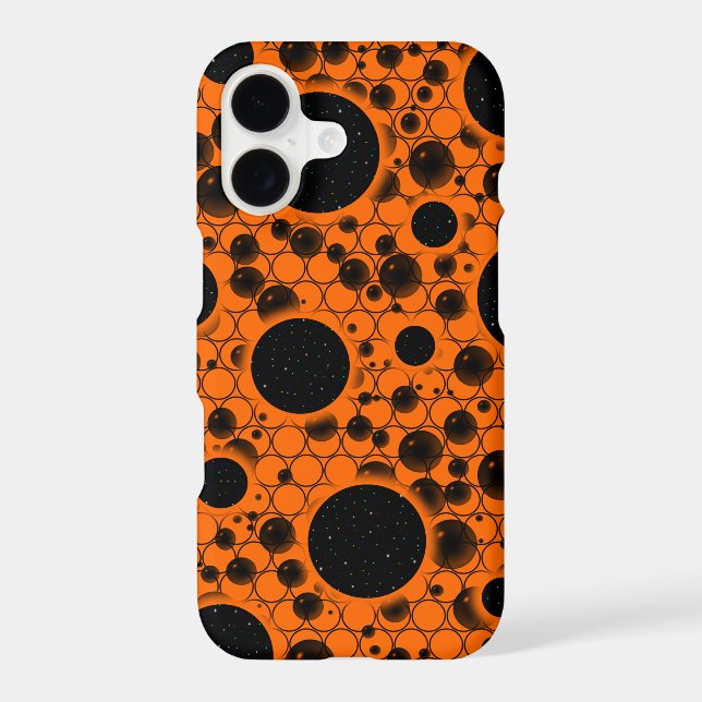 Space Bubble Spots - Orange (Back)