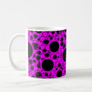 Space Bubble Spots - Pink Coffee Mug