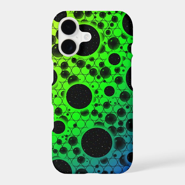 Space Bubble Spots - Rainbow OYGBP (Back)