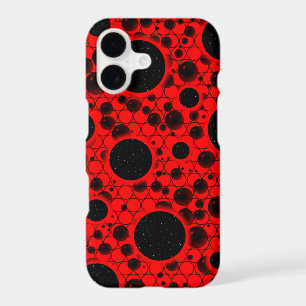 Space Bubble Spots - Red
