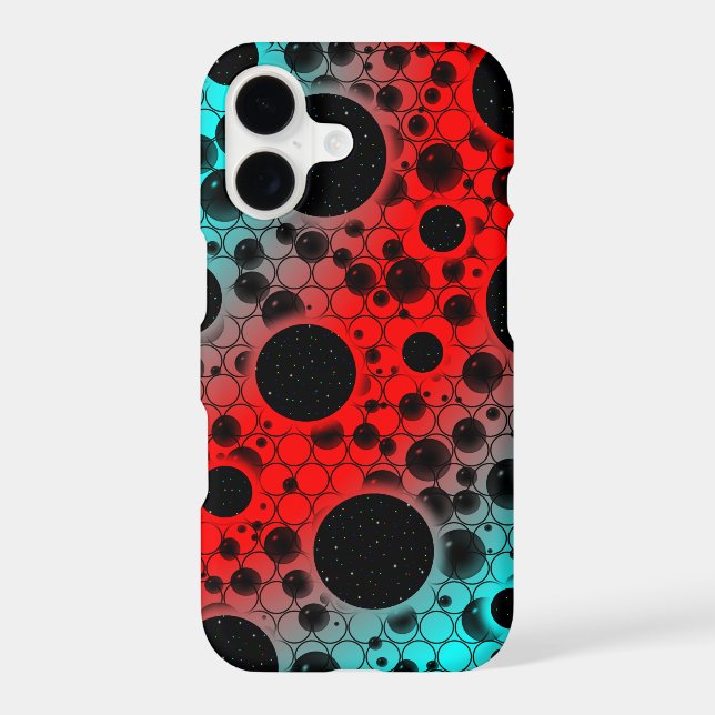 Space Bubble Spots - Red/Cyan (Back)