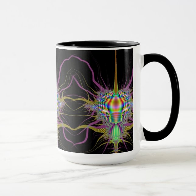 Space Bug Fractal Mug II (Right)