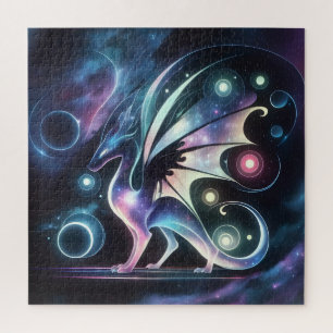 Space Butterfly Dragon Jigsaw Puzzle