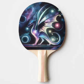 Space Butterfly Dragon  Ping Pong Paddle