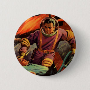 Space Cadet 6 Cm Round Badge