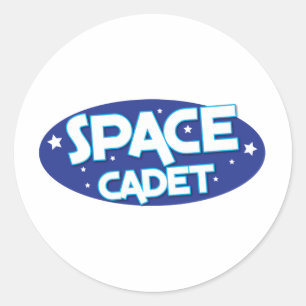 SPACE CADET CLASSIC ROUND STICKER