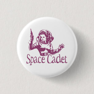 Space Cadet Pink 3 Cm Round Badge