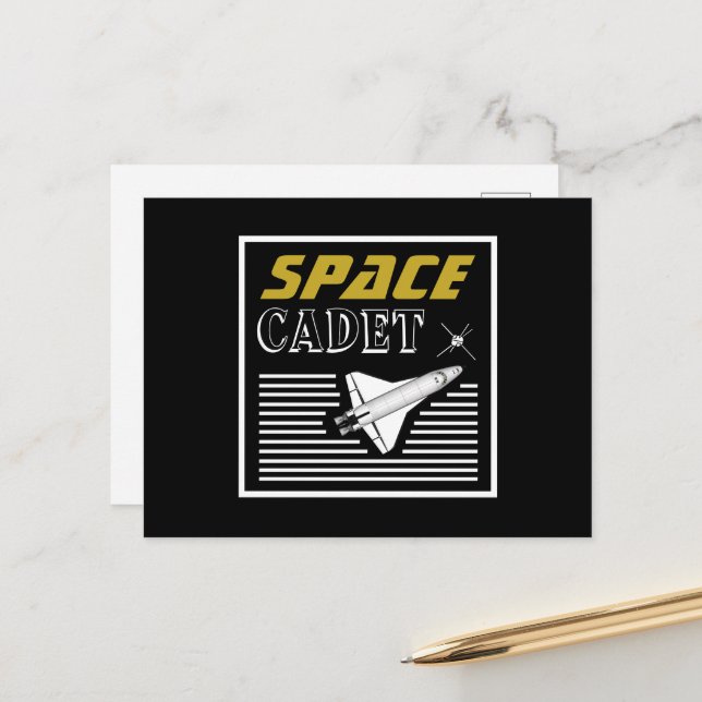 Space Cadet, Spacecraft Postcard (Front/Back In Situ)