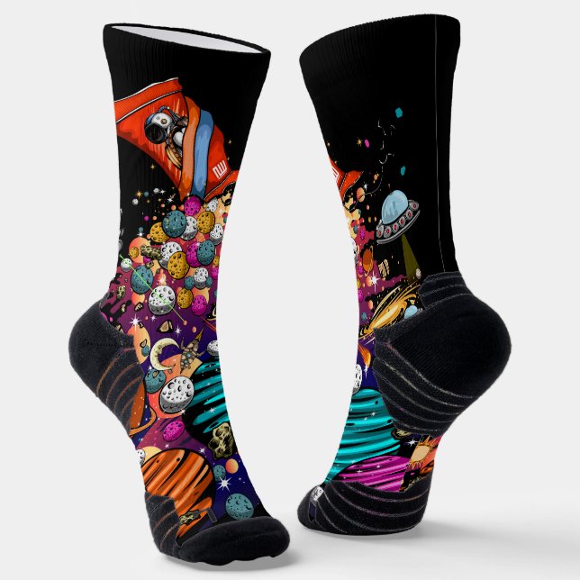 Space Candy Socks (Angled)