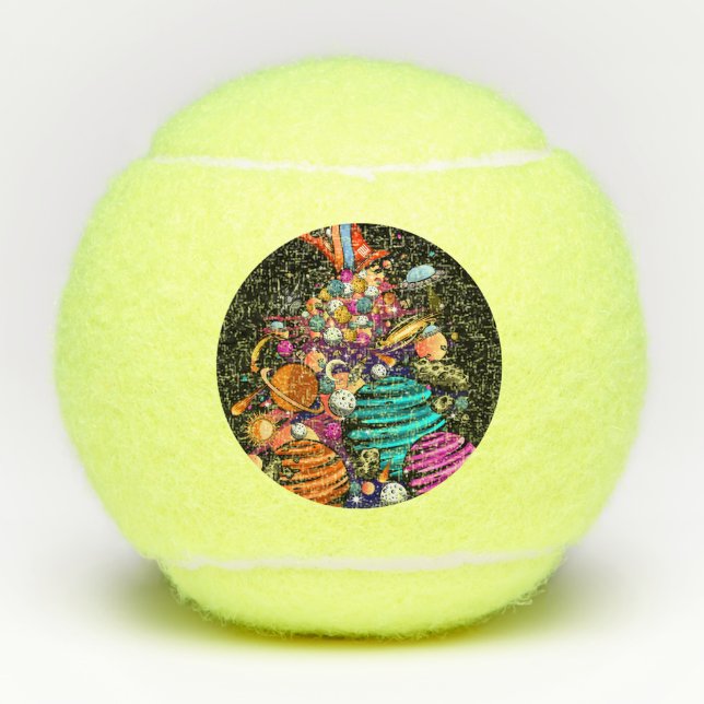 Space Candy Tennis Balls (Front)