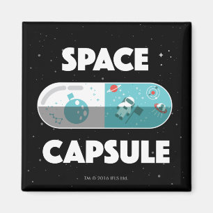 Space Capsule Magnet