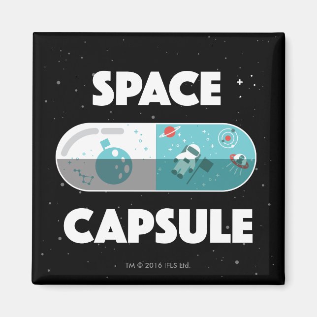Space Capsule Magnet (Front)