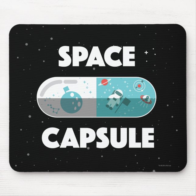 Space Capsule Mouse Pad (Front)
