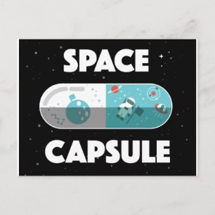 Space Capsule Postcard