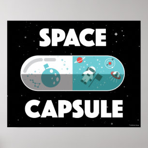 Space Capsule Poster