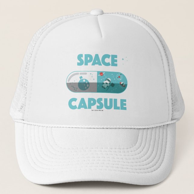 Space Capsule Trucker Hat (Front)