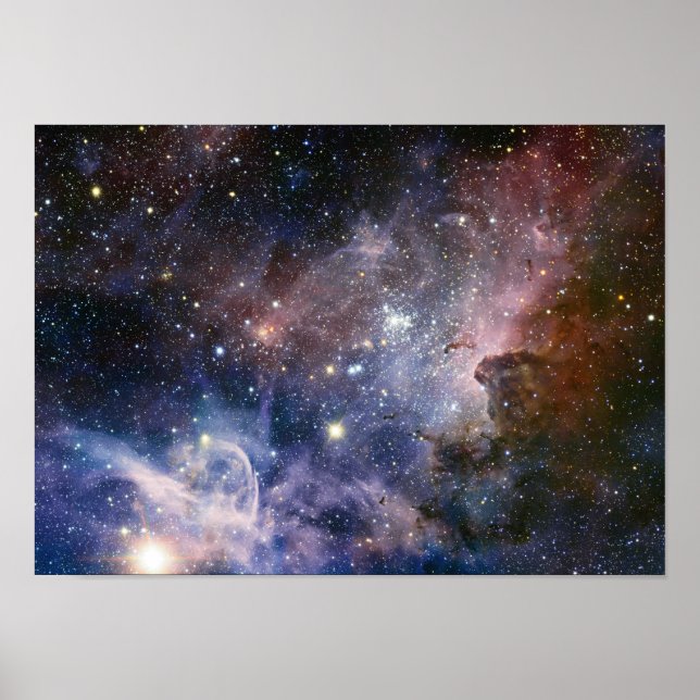 Space Carina Nebula Astronomy Spectacular Poster (Front)