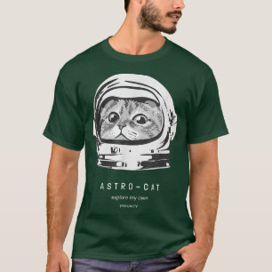 Space Cat Astronaut Cat Cosmic Raveling Astro Cat T-Shirt