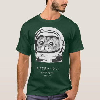 Space Cat Astronaut Cat Cosmic Raveling Astro Cat T-Shirt