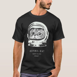 Space Cat Astronaut Cat Cosmic Travelling Astro Ca T-Shirt