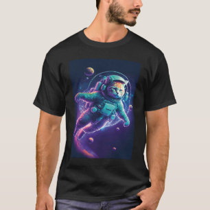 Space Cat Astronaut Catstronaut for Cat  Graphic T-Shirt