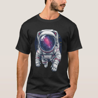 Space Cat Astronaut T-Shirt