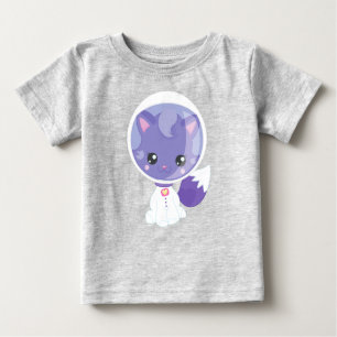 Space Cat, Cute Cat, Astronaut, Cosmonaut, Space Baby T-Shirt