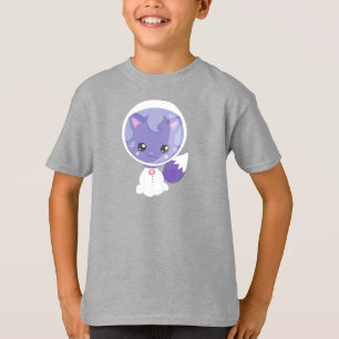 Space Cat, Cute Cat, Astronaut, Cosmonaut, Space T-Shirt