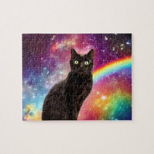 Space Cat Jigsaw Puzzle